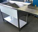 inox dvodelno pomivalno korito