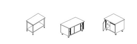 inox delovni pulti